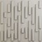 Ekena Millwork 19 5/8in. W x 19 5/8in. H Staggered Brick EnduraWall Decorative 3D Wall Panel Covers 2.67 Sq. Ft. WP20X20SBGBW - alternate 1